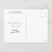 Carte postale Hanoukka 101 Holiday (Dos)