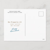 Carte postale Hanoukka 101 Holiday (Dos)