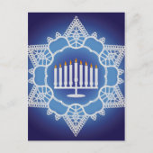 Carte Postale Hanoukka Celebration - Design élégant (Devant)