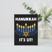 Carte Postale Hanoukka : C'est Lit (Debout devant)