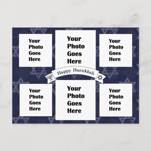 Carte postale Hanoukka Happy HAMbWG (Devant)