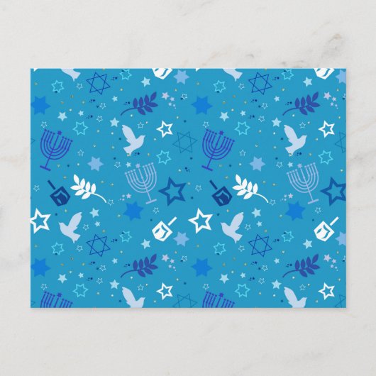 Carte postale Hanoukka Stars (Devant)