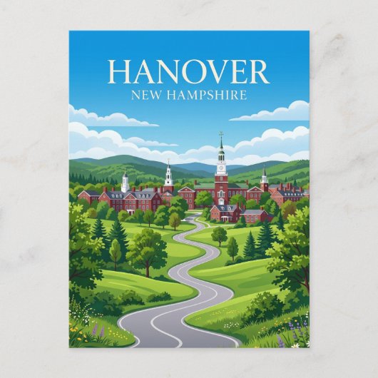 Carte Postale Hanover États-Unis (Devant)