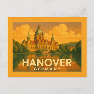 Carte Postale Hanovre Allemagne Art de Ville