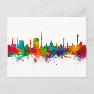 Carte Postale Hanovre Allemagne Skyline