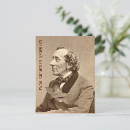 Carte postale Hans Christian Andersen (Debout devant)