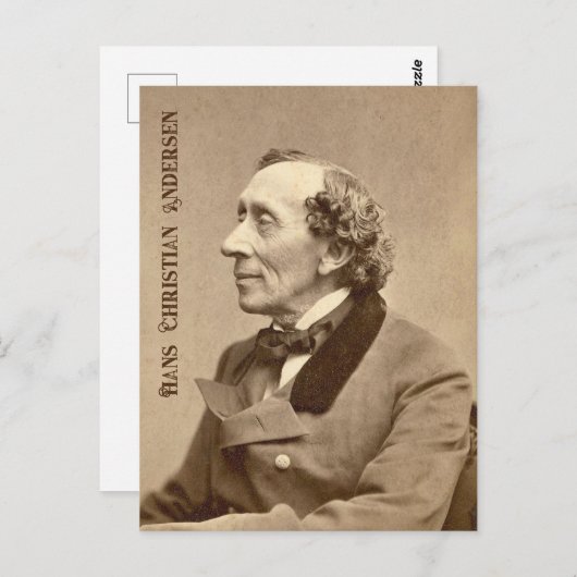 Carte postale Hans Christian Andersen (Devant / Derrière)