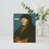 Carte Postale Hans Holbein le Jeune Erasme de Rotterdam (Debout devant)