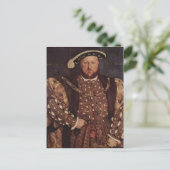 Carte Postale Hans Holbein le jeune - Portrait de Henri VIII (Debout devant)