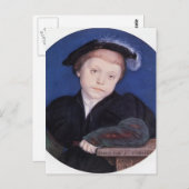 Carte Postale Hans Holbein - Portrait de Charles Brandon (Devant / Derrière)