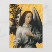 Carte Postale Hans Memling- Angel tenant une branche d'olivier (Devant)