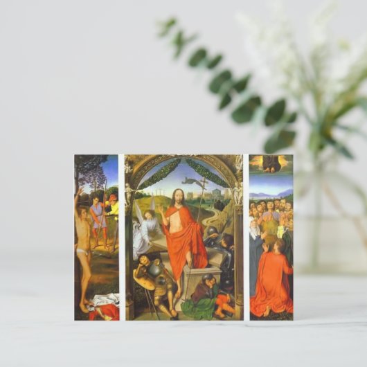 Carte Postale Hans Memling- Triptyque de la Résurrection (Debout devant)