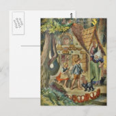 Carte Postale Hansel et Gretel au Witch Cottage (Devant / Derrière)