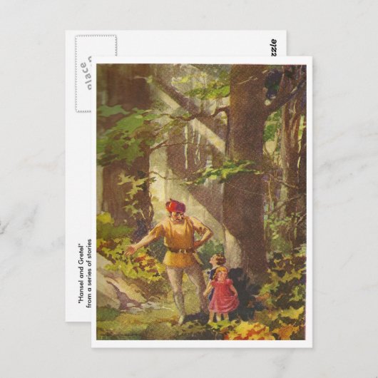 Carte Postale hansel & Gretel (Devant / Derrière)