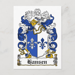 Carte Postale Hansen Family Crest