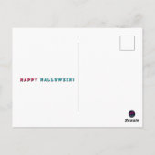 Carte Postale Hanté par ton amour crâne de sucre chat (Dos)