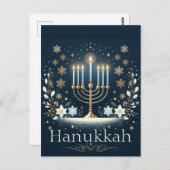 Carte Postale Hanukkah (Devant / Derrière)