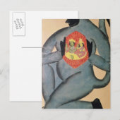 Carte Postale Hanuman révèle Rama et Sita (Devant / Derrière)