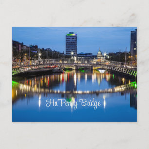 Carte Postale Ha'Penny Bridge, Dublin, Irlande