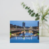 Carte Postale Ha'Penny Bridge, Dublin, Irlande (Debout devant)