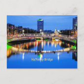 Carte Postale Ha'Penny Bridge, Dublin, Irlande (Devant)