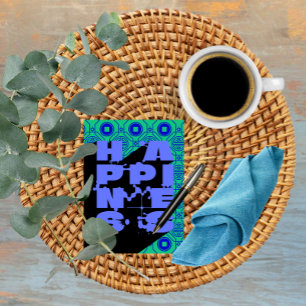 Carte Postale Happiness A Bold Abstrait Statement