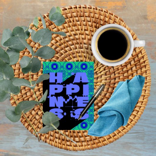 Carte Postale Happiness A Bold Abstrait Statement