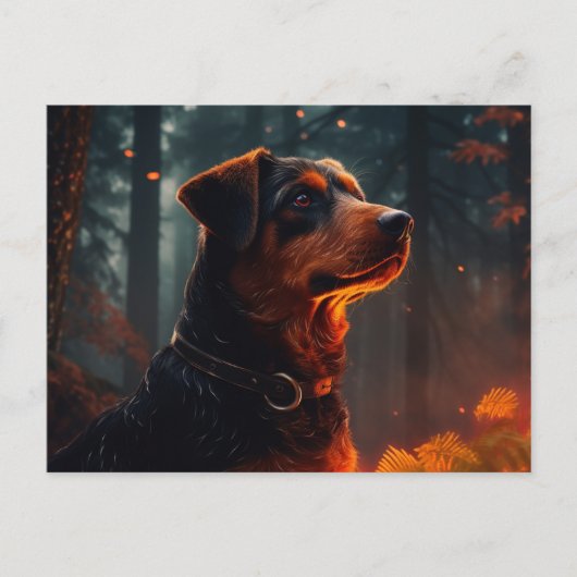 Carte postale Happiness on Four Paws (Devant)