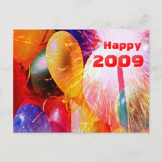 Carte postale Happy 2009 (Devant)