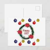 Carte postale Happy 2019 (Devant / Derrière)