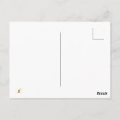 Carte Postale Happy 3rd Birthday, Personalized Teddy Bear Card,  (Dos)