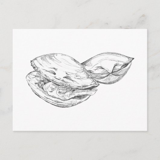 Carte postale Happy As A Clam (Devant)