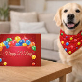 Carte Postale Happy B Day Balloon Postcard 