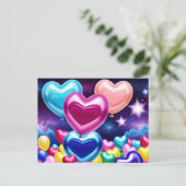 Carte Postale Happy Birthday (Debout devant)