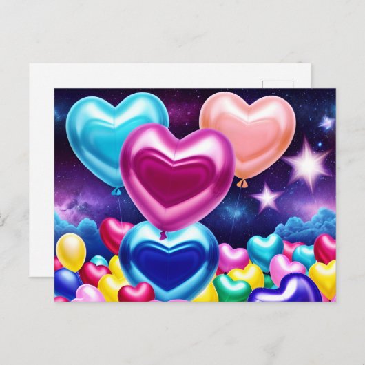 Carte Postale Happy Birthday (Devant / Derrière)