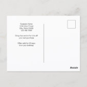 Carte Postale Happy Birthday From Business Logo Special Offer (Dos)