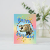 Carte Postale Happy Birthday from the laughing horse (Debout devant)