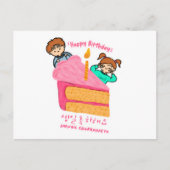 Carte Postale Happy Birthday Korean Hangeul  (Devant)