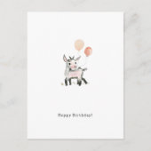 Carte Postale Happy Birthday Little Goat Card (Devant)