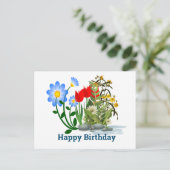 Carte Postale Happy Birthday Postcard (Debout devant)