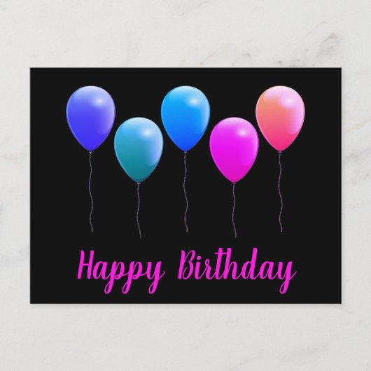 Carte Postale Happy birthday postcards (Devant)