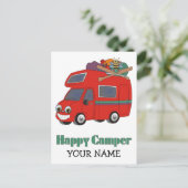 Carte Postale Happy Camper (Debout devant)