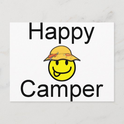 Carte Postale Happy Camper (Devant)