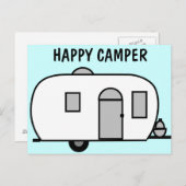 Carte postale Happy Camper (Devant / Derrière)