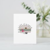 Carte Postale Happy Camper (Debout devant)