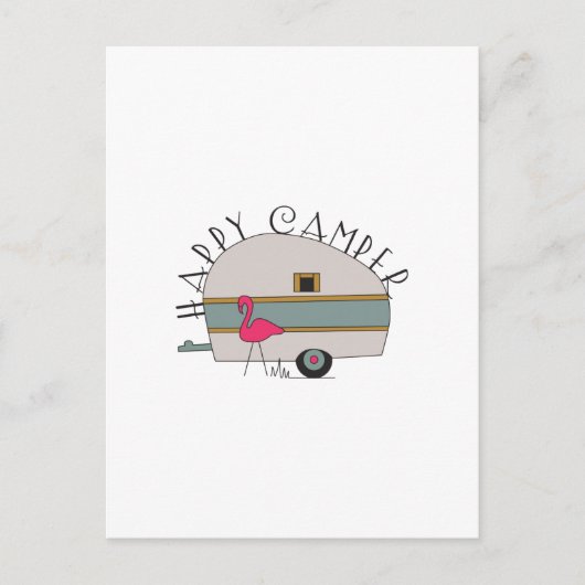 Carte Postale Happy Camper (Devant)