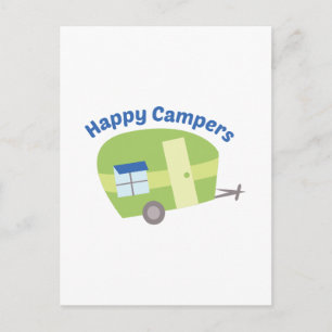 Carte Postale Happy Campers