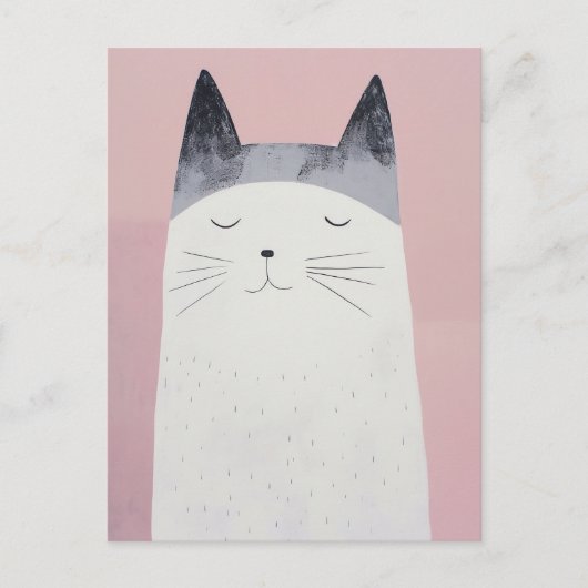 Carte Postale Happy Cat (Devant)