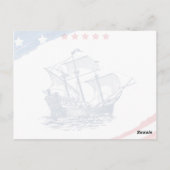 Carte Postale happy columbus day usa 14 octobre (Dos)