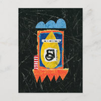 Carte postale Happy Cry - Art Abstrait